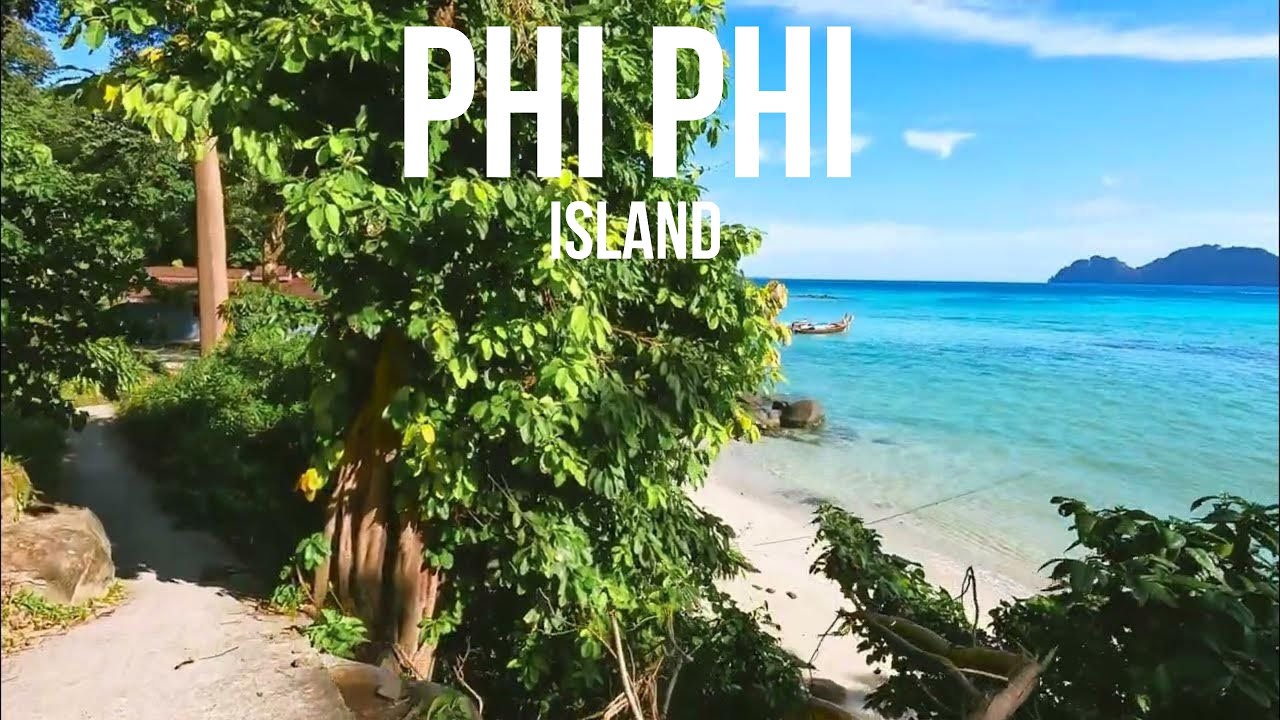 Walk from Phi Phi Town to Long beach. Thailand. Part 3