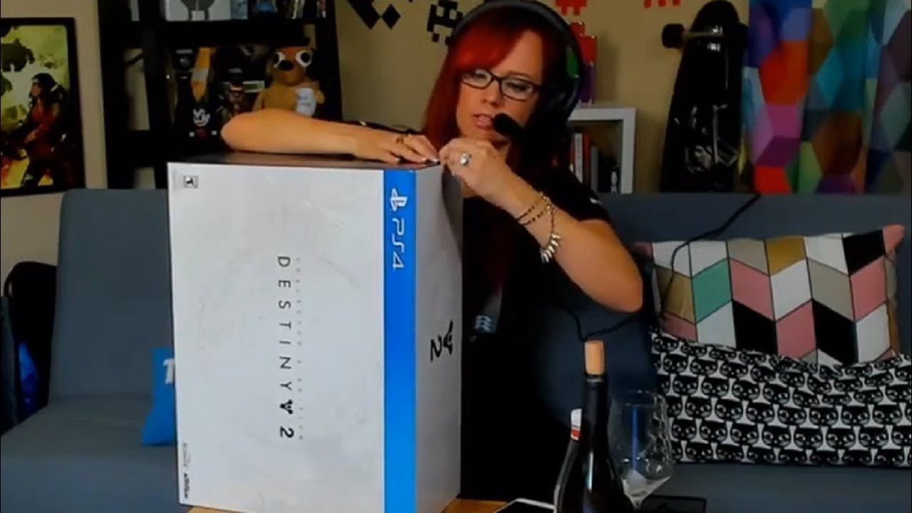 Destiny 2 Collector's Edition Unboxing With Andrea  - What's Good Games Clips
