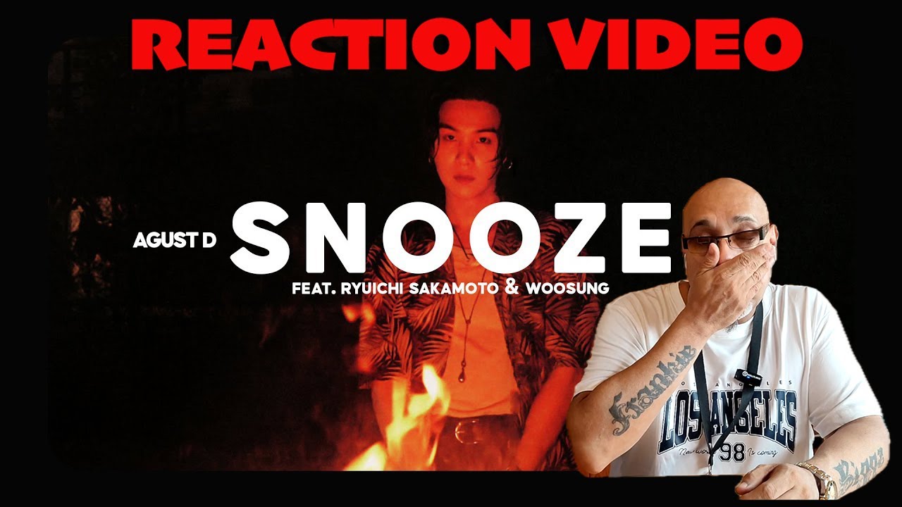 BTS (방탄소년단) Agust D Ft. Ryuichi Sakamoto & WOOSUNG 'Snooze' MV Reaction by DJ/Producer Frankie Biggz