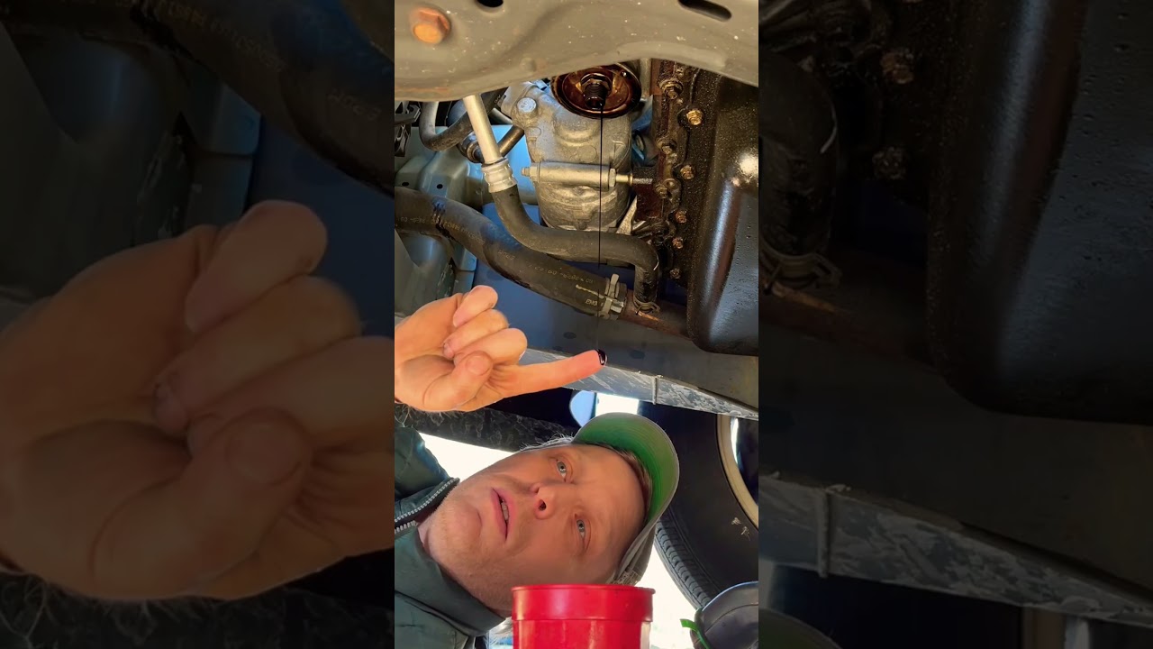Oil change PLASTIC CUP HACK&hellip;does it really work?