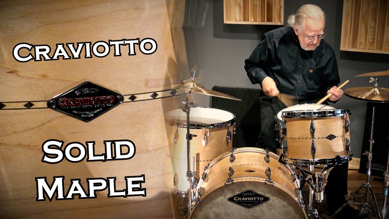 FRESH Craviotto Solid Maple Drum Kit!