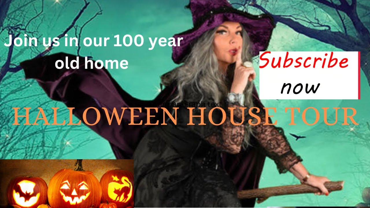 TOUR OUR 100 YEAR OLD HOME AT HALLOWEEN AND MAKE GHOSTLY DIYS🎃