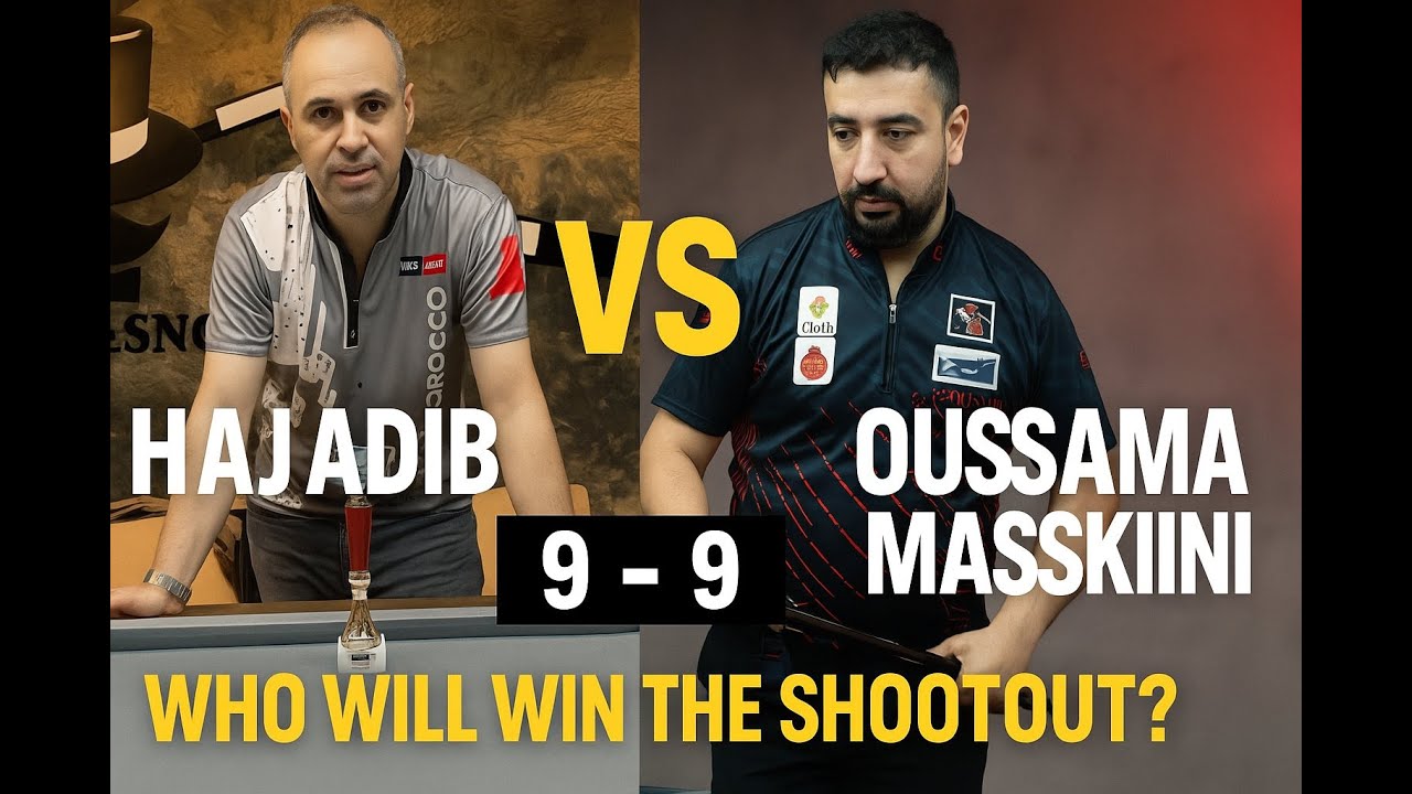 لقاء القمّة في البلياردو: الحاج أديب ضد أسامة ماسكيني – من سيفوز في الشوط الفاصل؟ UTC EVENT