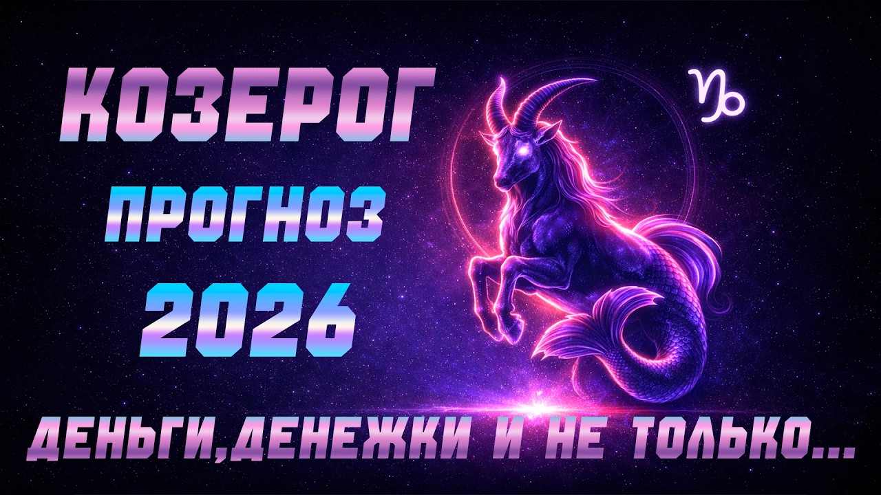 Козерог: Прогноз на 2026. Не упусти шанс заработать!