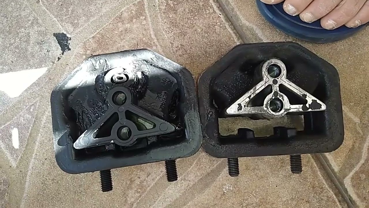 colocando o coxim do motor do Monza