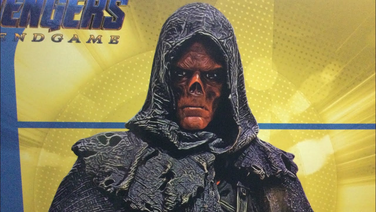 Marvel End Game Red Skull 1:10 Statue by Iron Studios Unboxing
