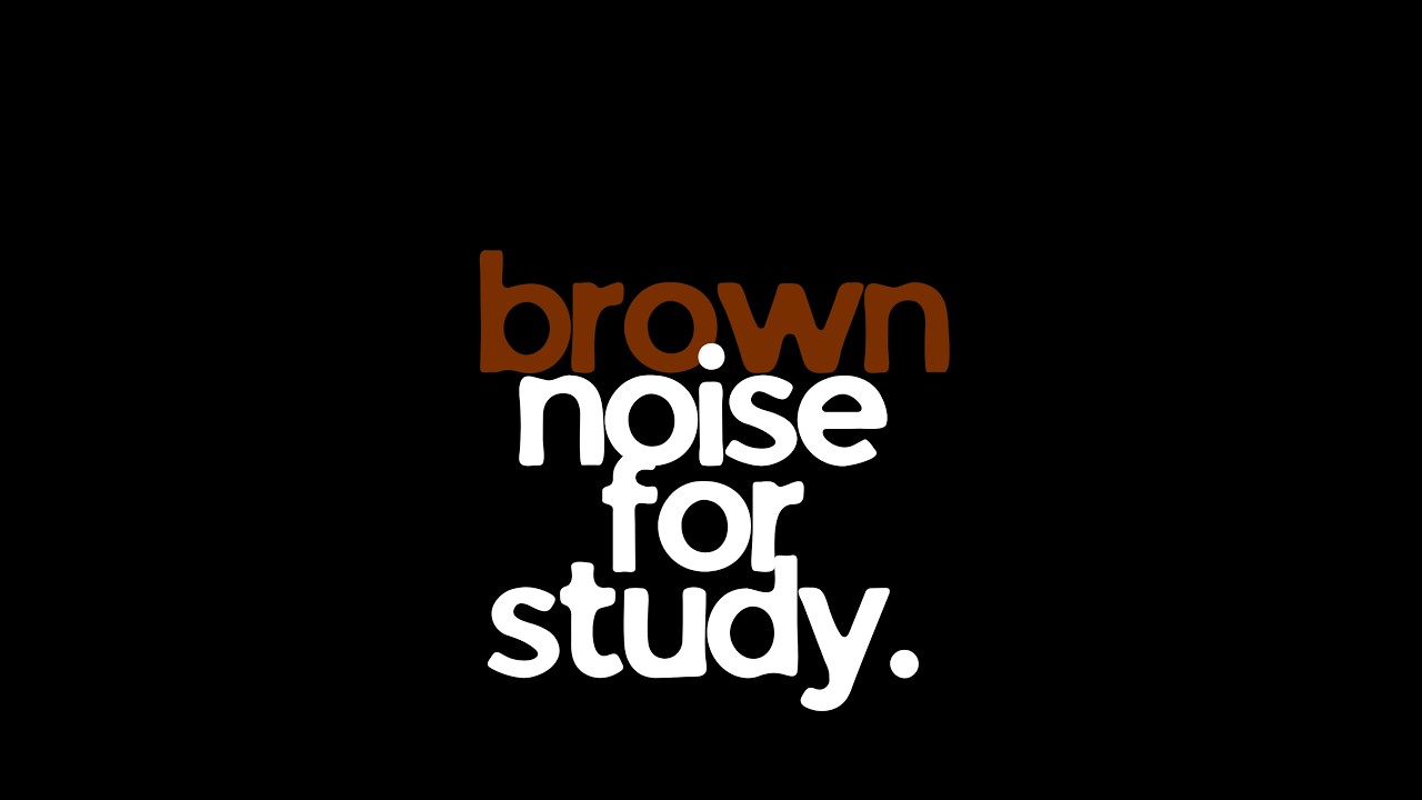 3 Hours Brown Noise for Studying & Deep Focus | ADHD Focus Sound | Golden Noise Studio
