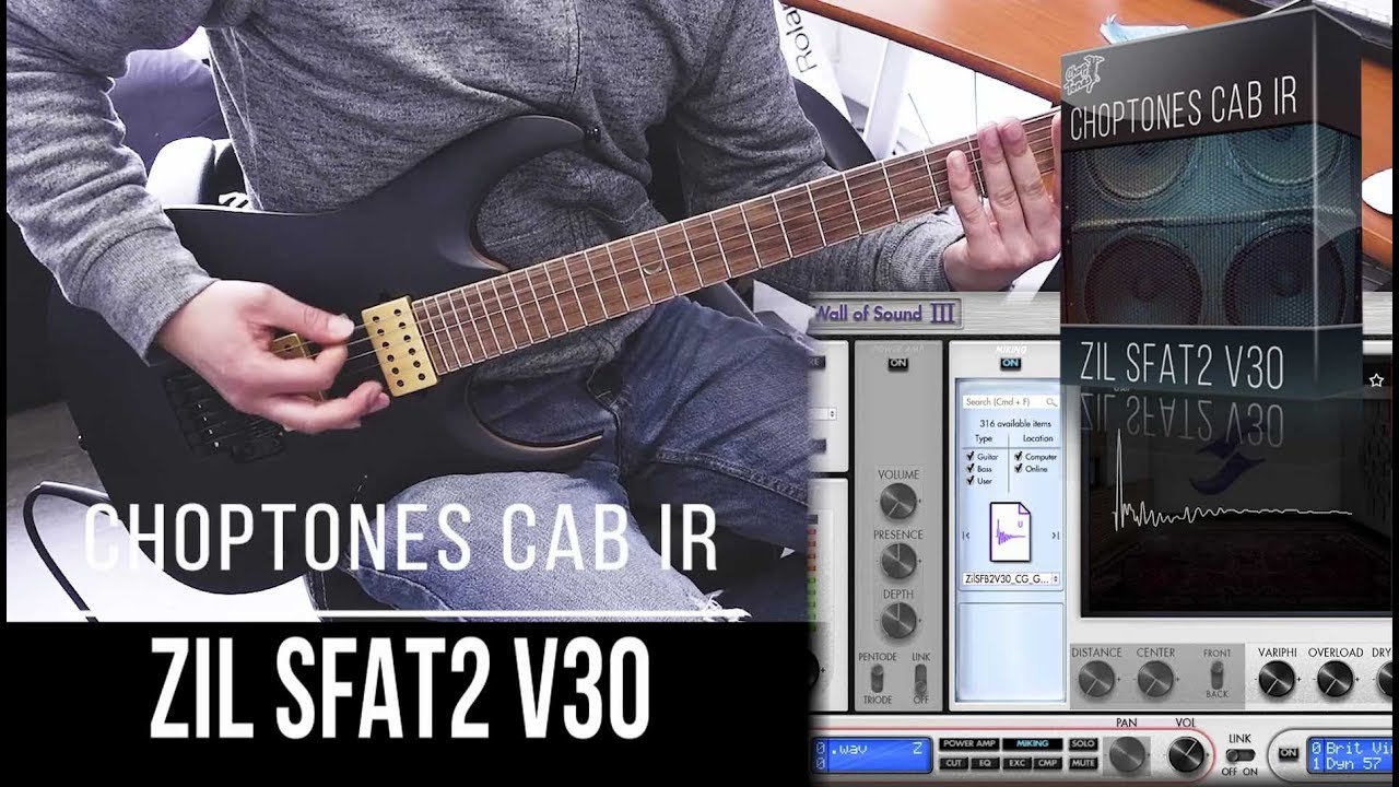 Cabinet IR | Zil SFAT2 V30 | Playthrough (Zilla Super Fatboy 2x12 + Celestion V30)