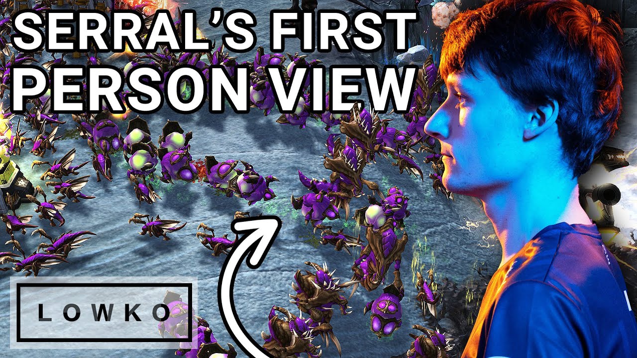 StarCraft 2: SUPER HIGH APM - Serral's First Person Camera vs GuMiho!