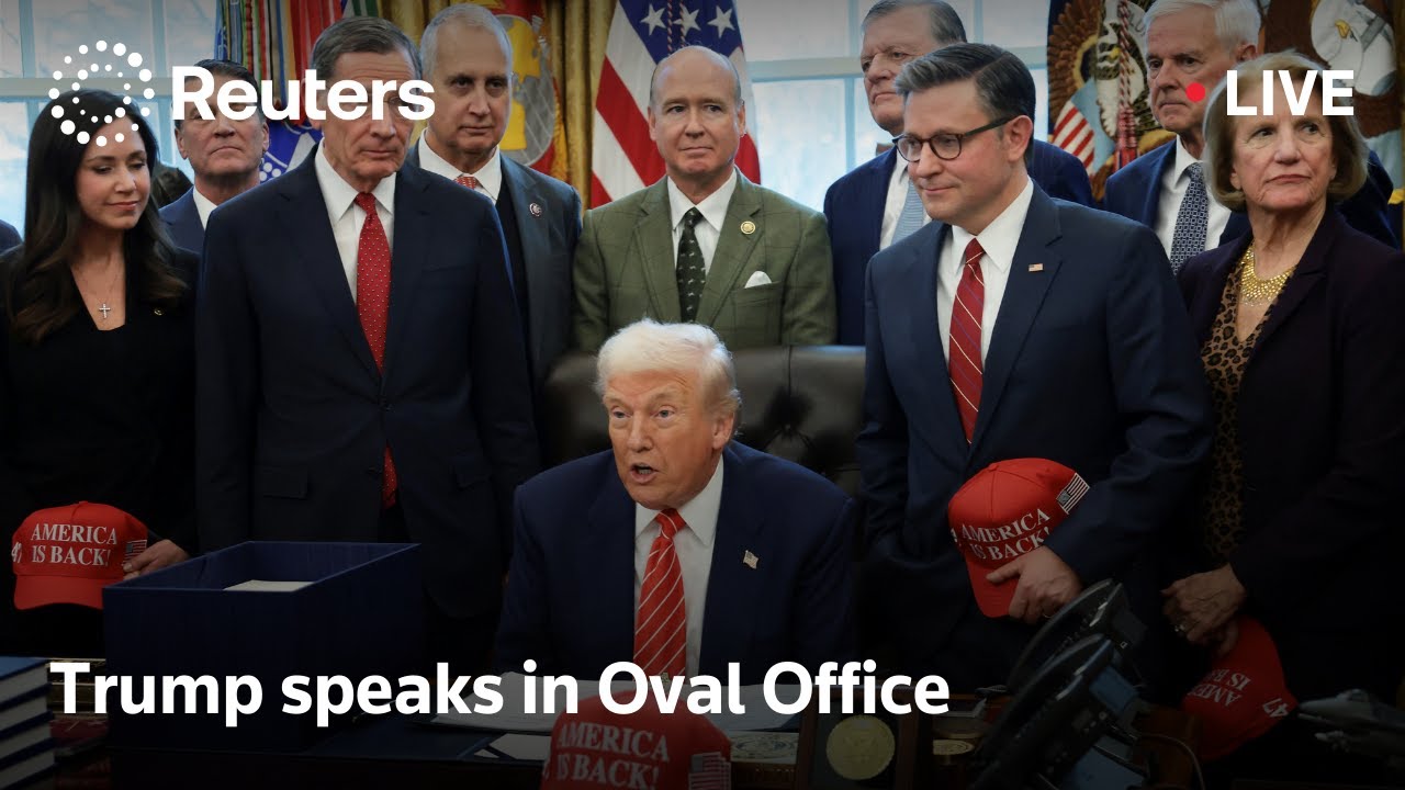 LIVE: Trump speaks in Oval Office