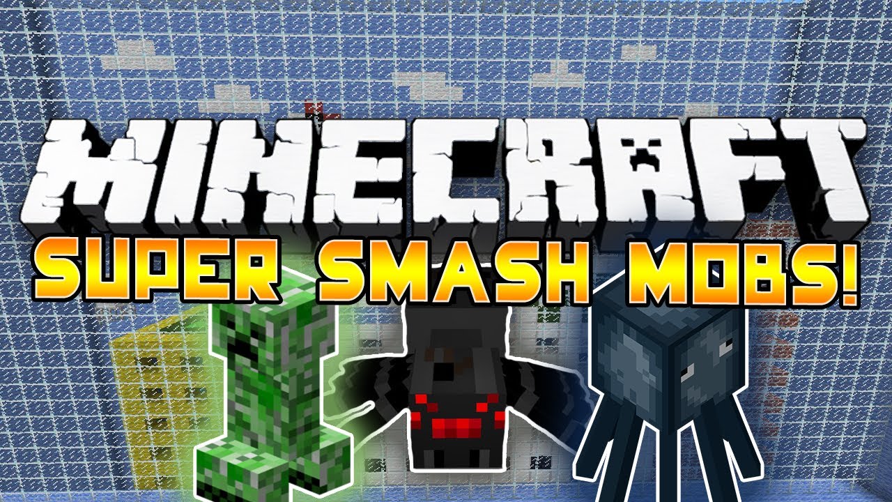 *WINNING* Minecraft PVP: Smash Mobs! #1: w/Bodil40, & Bashur & SetoSorcerer!