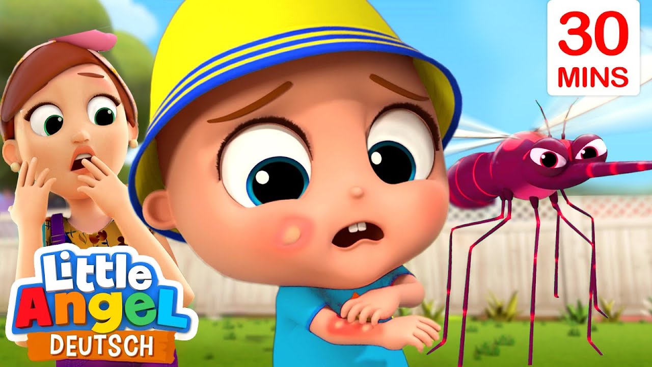 Geh weg, du olle M&uuml;cke! | Aua! Das piekt und juckt! | Little Angel Deutsch &ndash; Kinderlieder