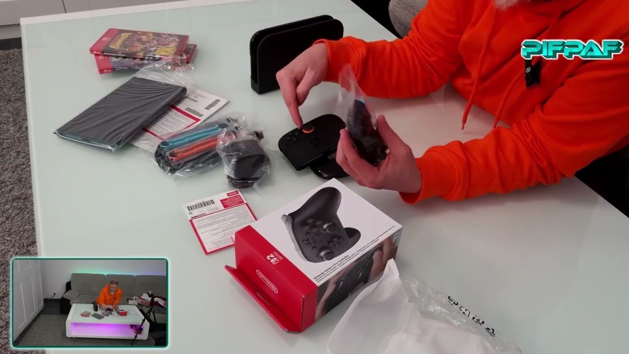 Nintendo Switch 2 auspacken und einrichten