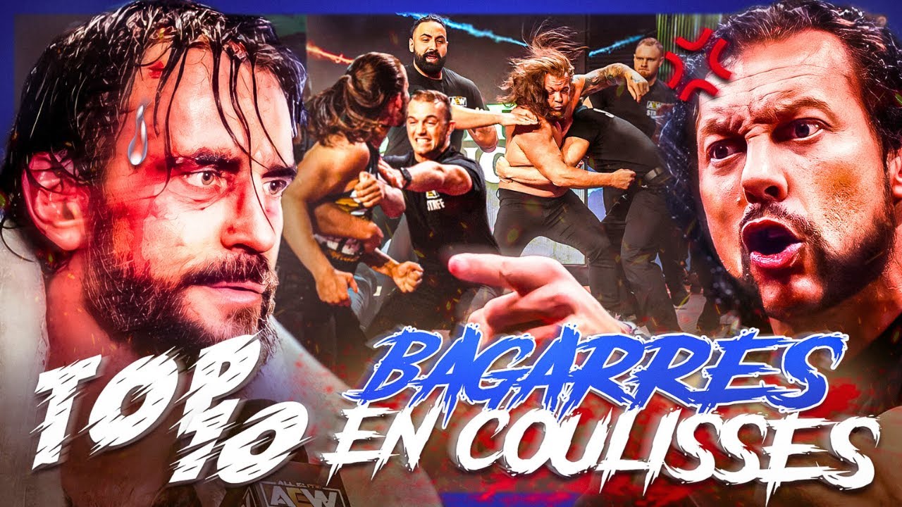 TOP 10 BAGARRES EN COULISSES : It's Clobberin' Time !