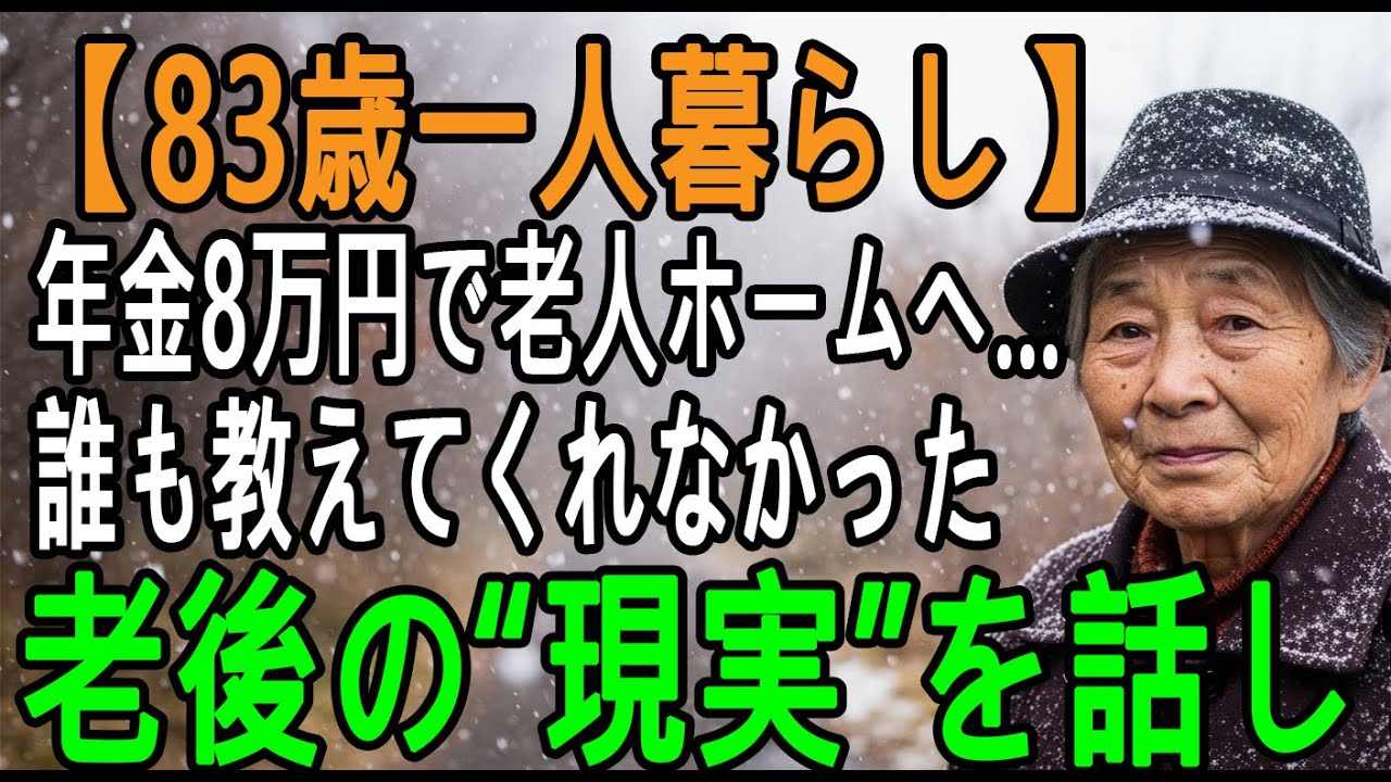 【83歳ひとり暮らし】年金8万円で老人ホームへ…そこで目にした“老後の現実”。理想と違った暮らしと、これが日本の実情だと痛感した理由