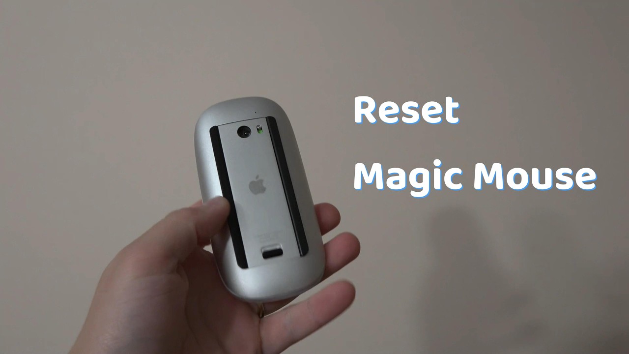 Как сбросить подключение Magic Mouse