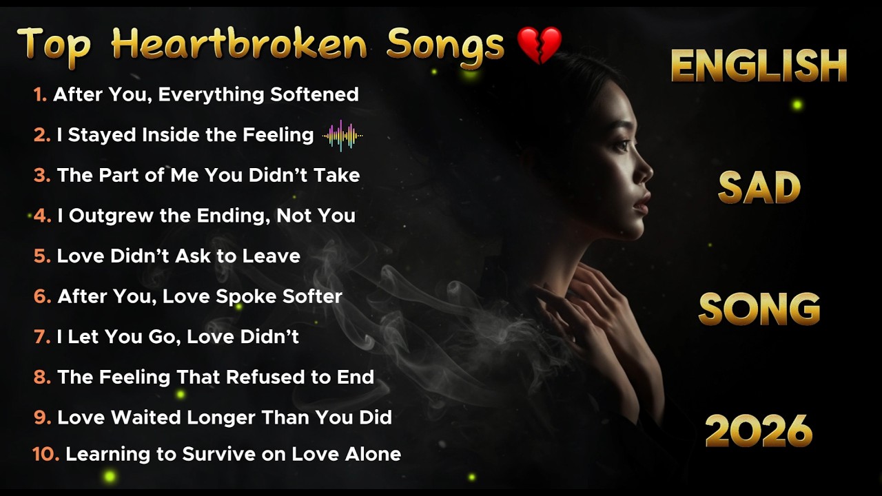Best English Sad Songs 2026 😭 Top Heartbroken Songs Playlist 💔 Good Relaxing Music