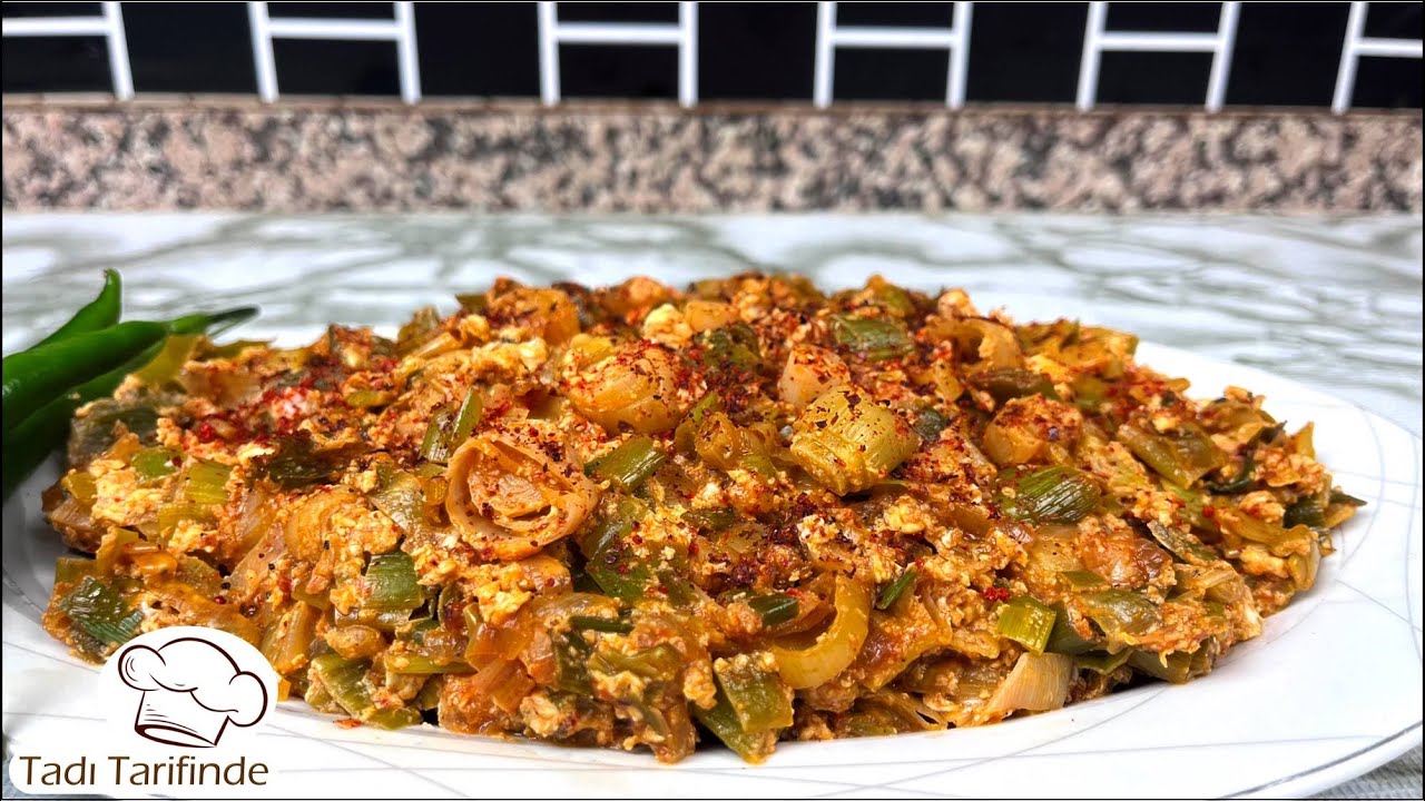 Yumurtalı Pırasa Kavurması Tarifi | Sağlıklı ve Lezzetli 💯