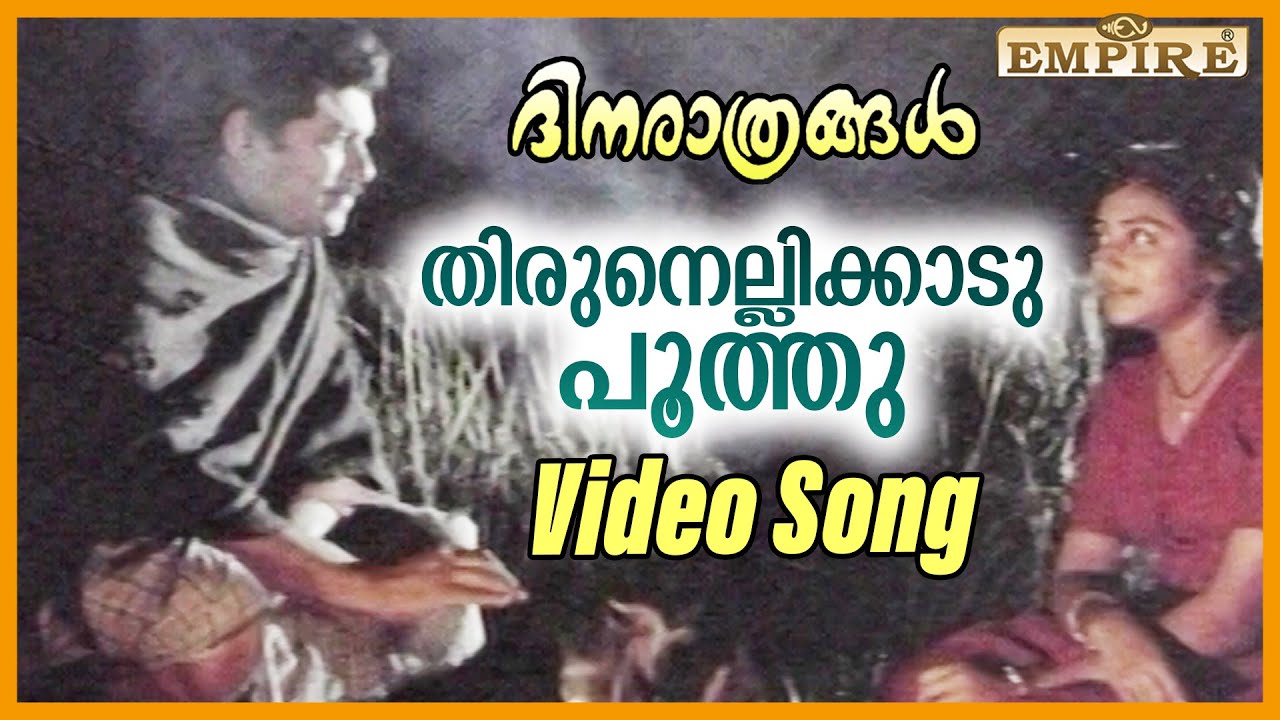 തിരുനെല്ലിക്കാടു പൂത്തു..|Thirunellikkadu Poothu | Dhinarathrangal | MG Sreekumar | KS Chithra |