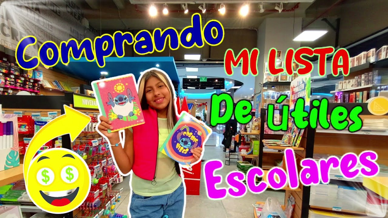 COMPRANDO 🤑 ÚTILES ESCOLARES - 2024/ Emily Kids Princess