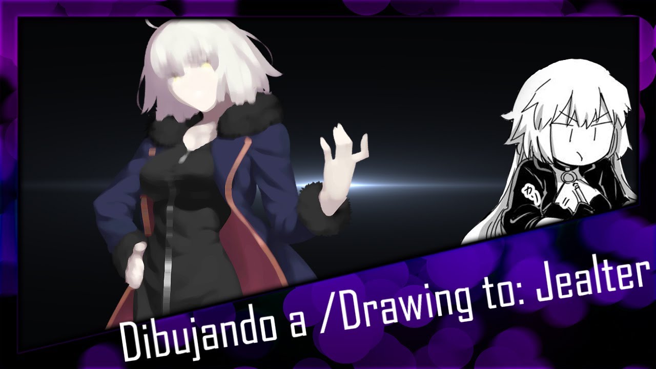 Dibujando a / Drawing to: Jealter (Fate/Grand Order)