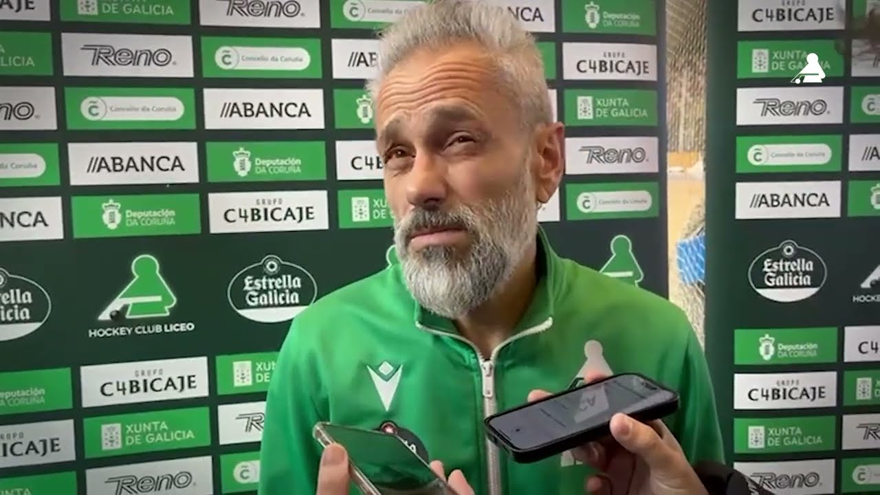Declaracións de JUAN COPA tralo triunfo no #LiceoIgualada (16/02/2025)