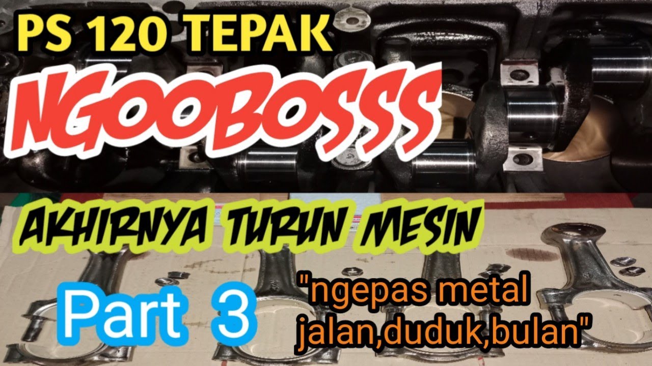 cara pasang metal jalan,duduk dan bulan PS 120