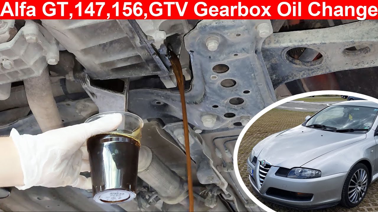 Замена масла в коробке передач Alfa GT, 147, 156, GTV и т.д. 5-ступенчатая МКПП