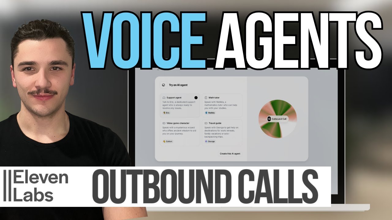 ElevenLabs Conversational AI Voice Agents | Build Outbound Sales Agents + More