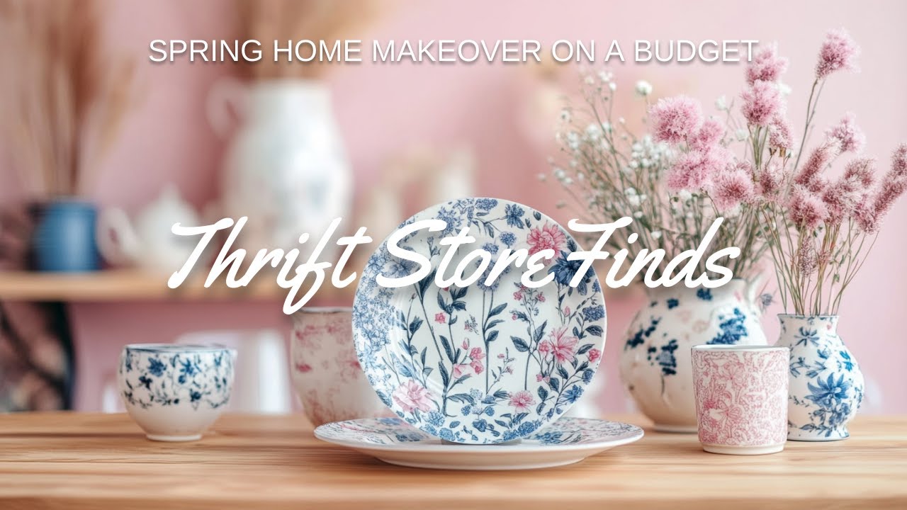 Turn Thrift Store Finds into Stunning Home Decor: Spring Home Makeover on a Budget! 🛋️✨