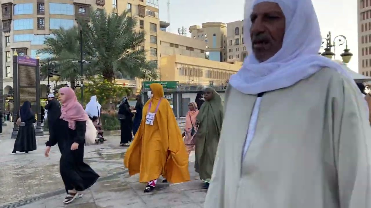 اجواء رمضانيه ⑨ #رمضان تصويري #مسجدالنبوي @TiLAWAT_MADINA 