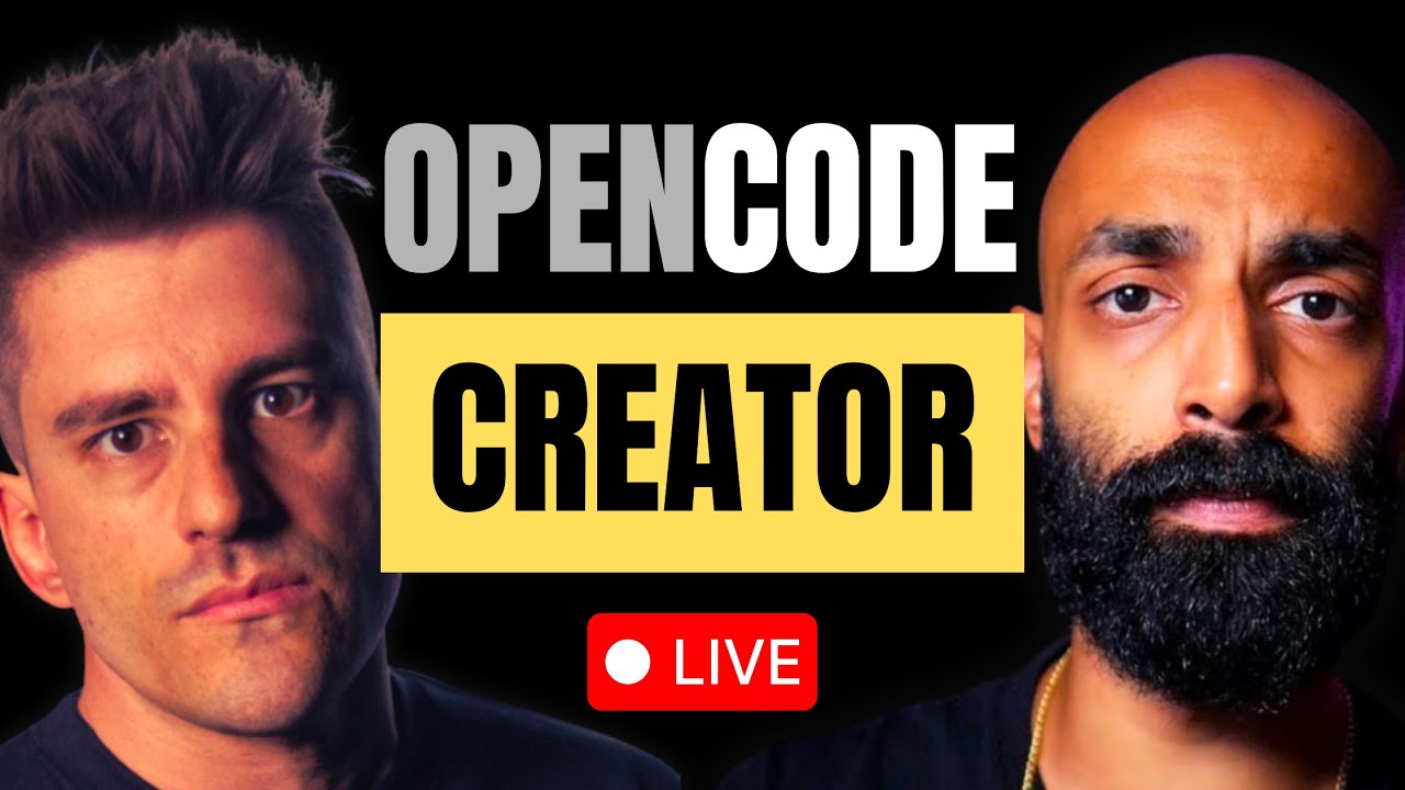 [VOD] Live with Dax Raad (creator of OpenCode)