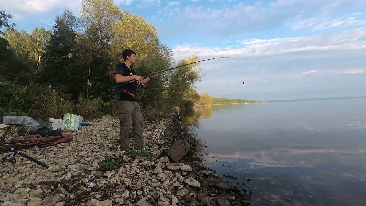 Рыба сама лезет в подсак! Рыбалка на ДОНКИ на СУРСКОМ ВОДОХРАНИЛИЩЕ на ЛЕЩА.
