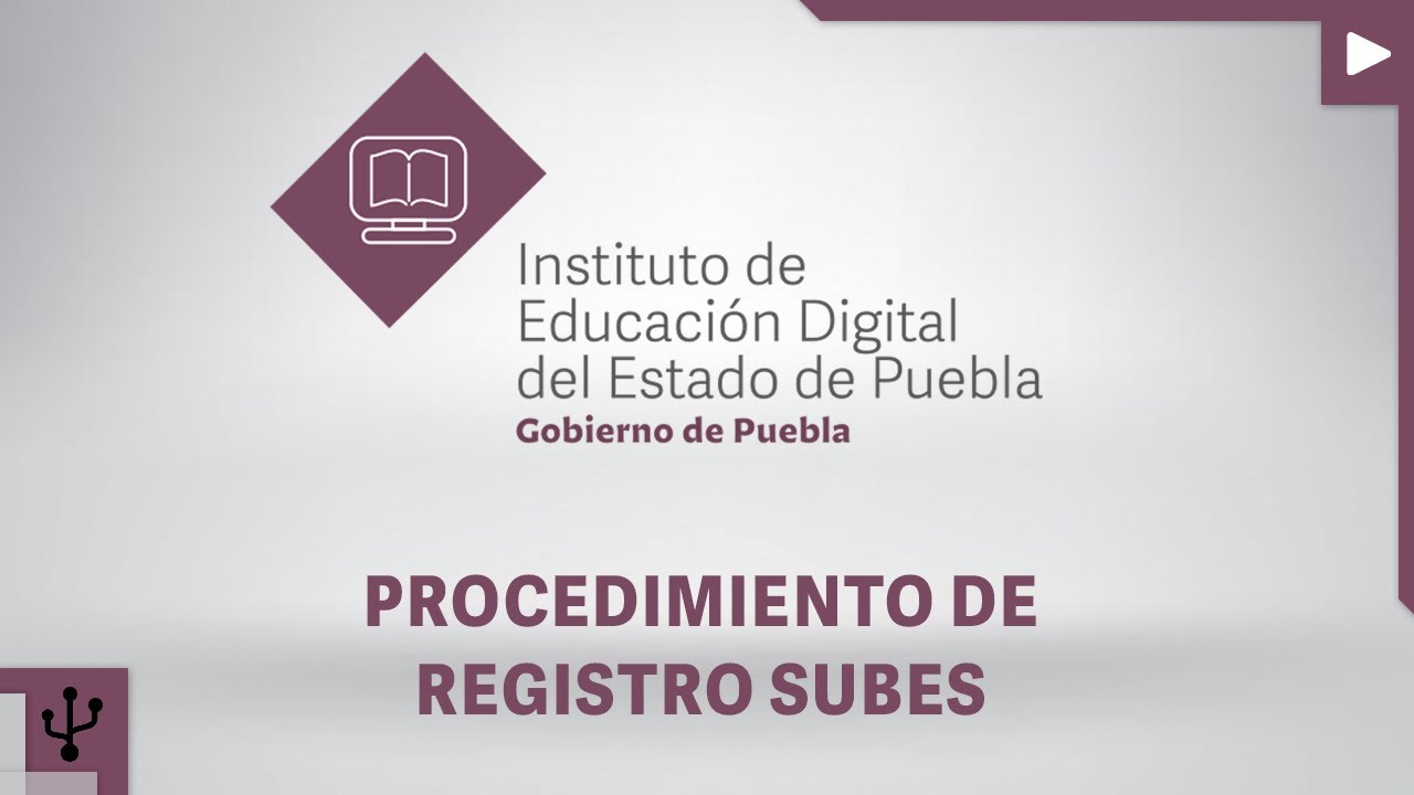Procedimiento de registro en SUBES