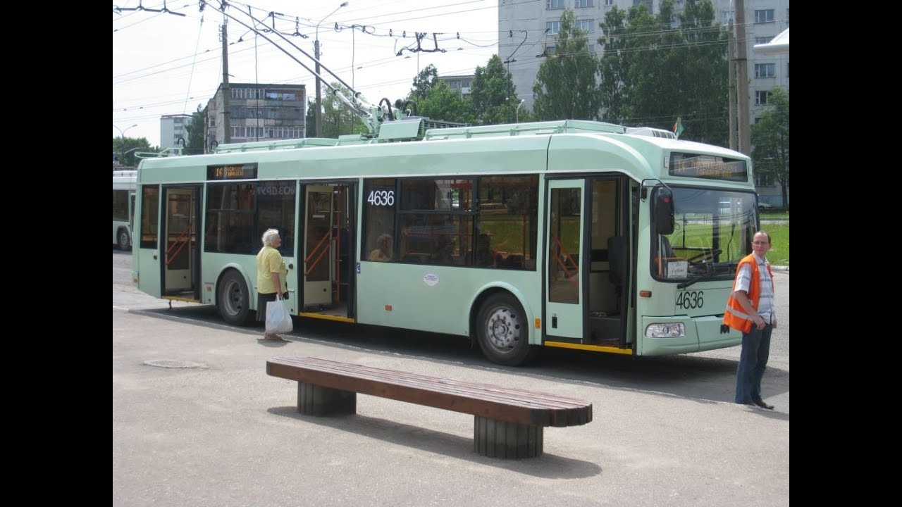 Троллейбус Минска БКМ-321, борт.№ 4636, марш.7 (25.03.2019)