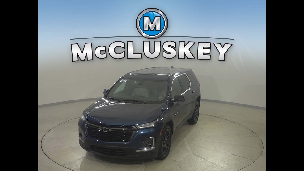 A60386ST Used 2022 Chevrolet Traverse Blue SUV For Sale, Review, Test Drive