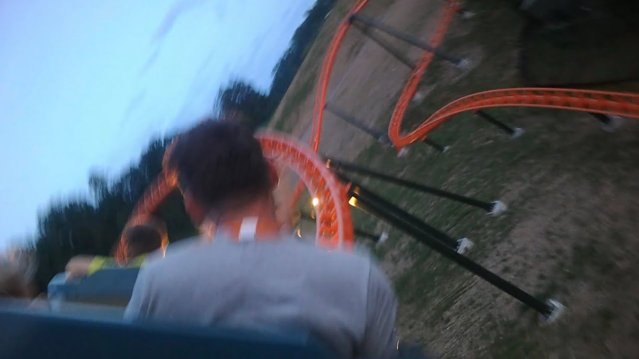 Big Bear Mountain 3rd-Seat POV at sunset. (4K-30FPS) [Dollywood, Pigeon Forge, Tennessee.]