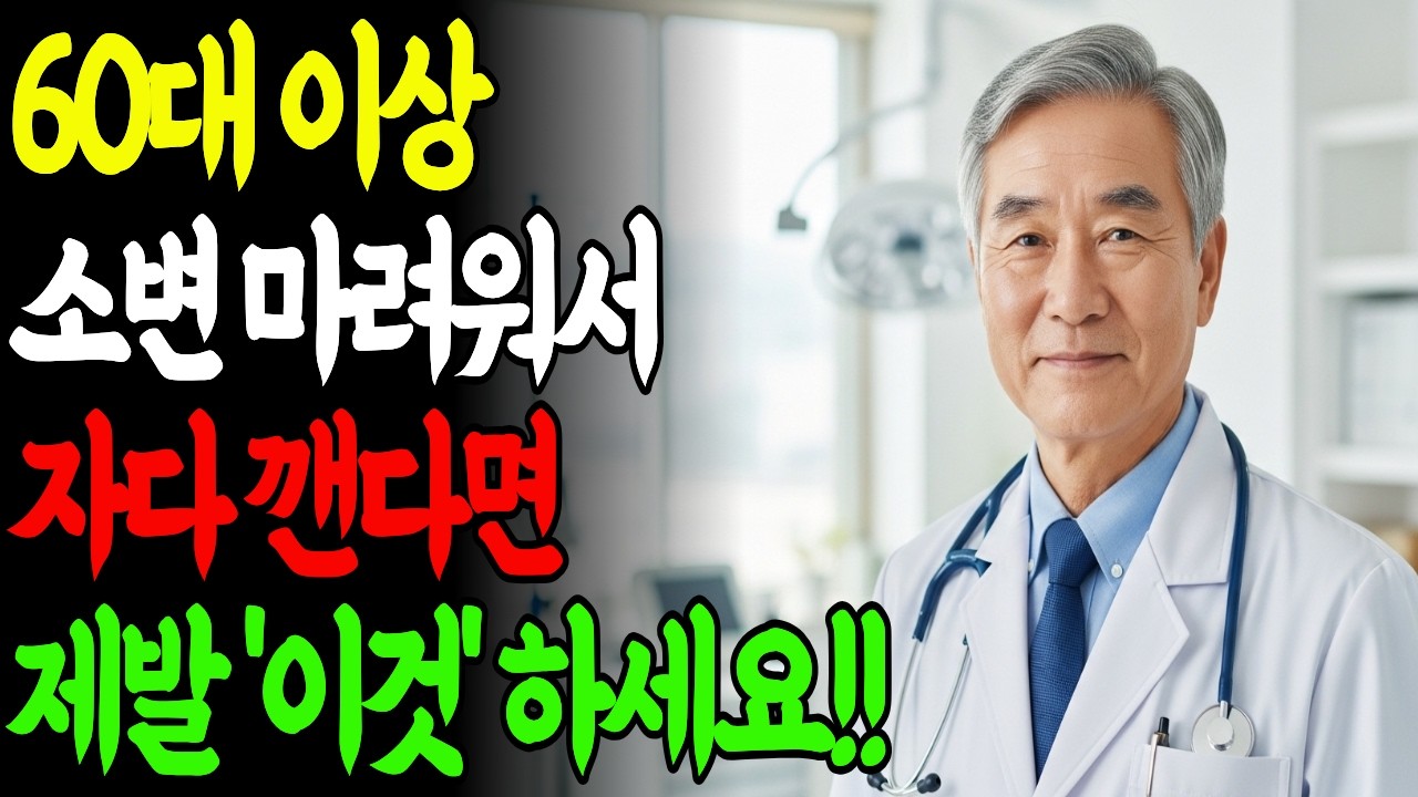 밤마다 화장실 가는 고민 단 하루만에 해결하는 방법! | 인생의 지혜 | 행복한 노후 | 건강 | 노후지혜 | 오디오북