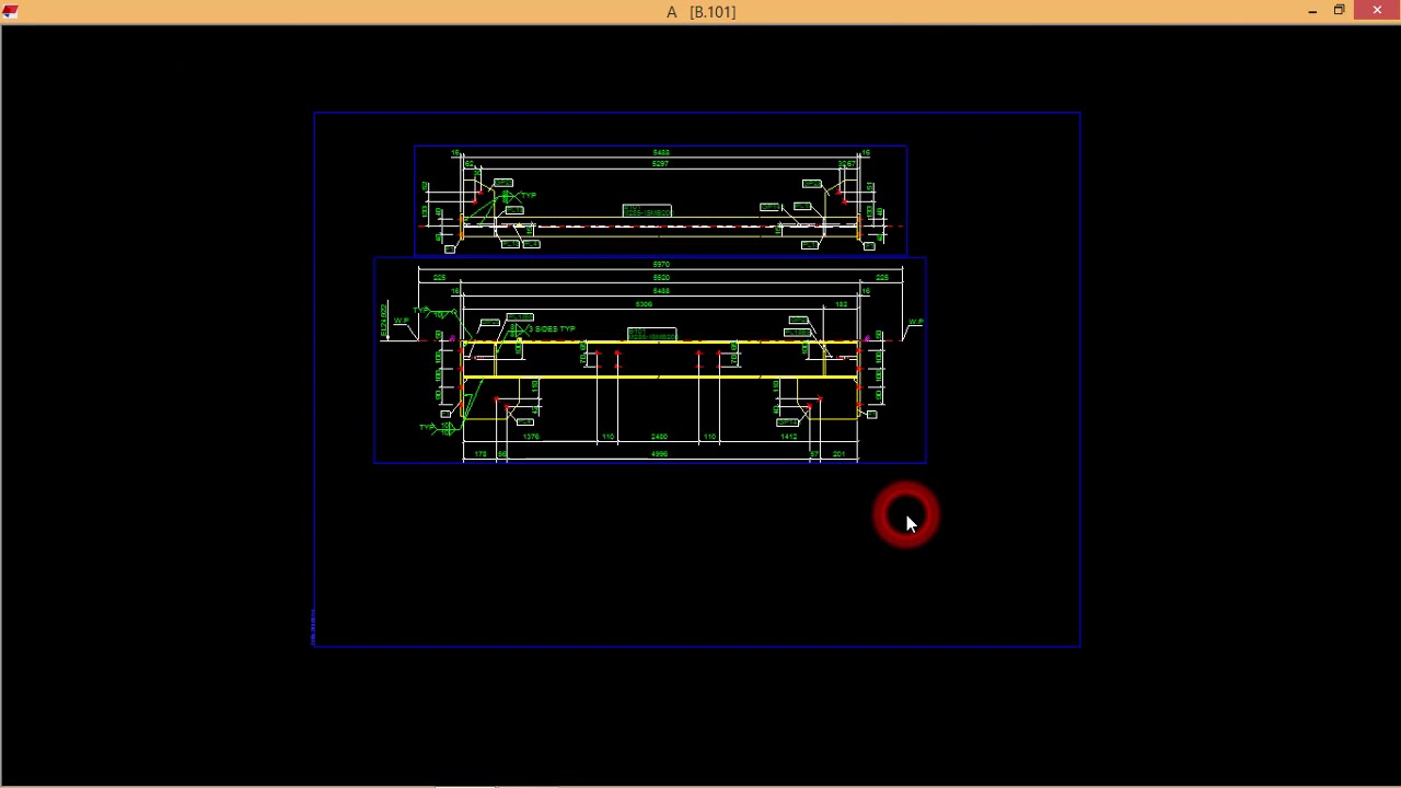 Import single part for assembly drawing in tekla structure