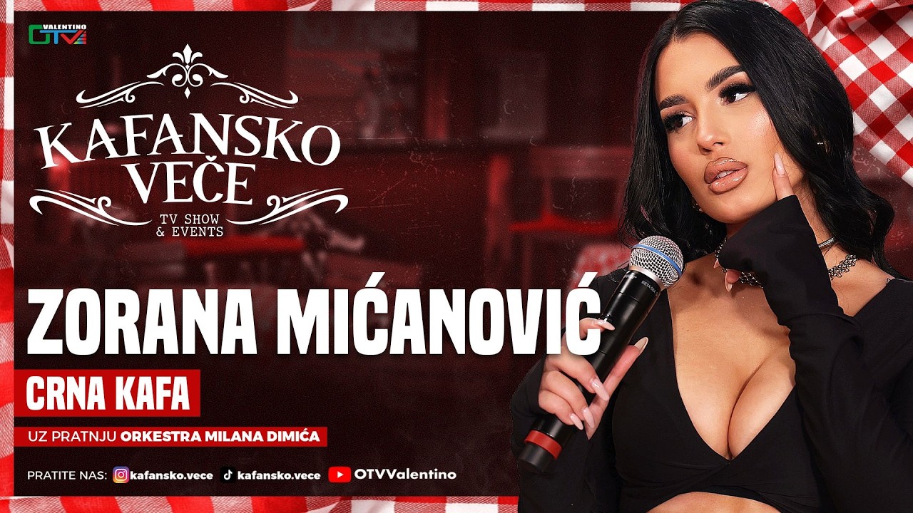 ZORANA MICANOVIC - CRNA KAFA | UZIVO | ORK MILANA DIMICA | 2026 | KAFANSKO VECE