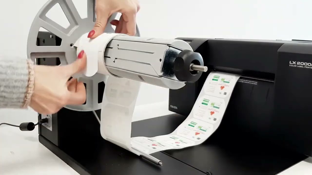 Primera Label Rewinder and Unwinder for LX901, LX3000, LX4000 color label printers