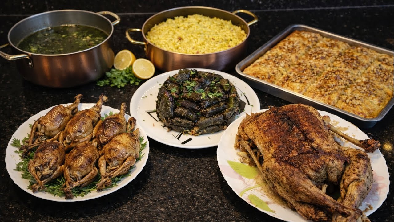 عزومة تفتح النفس من غير تكلف… تنفع اول يوم رمضان😋