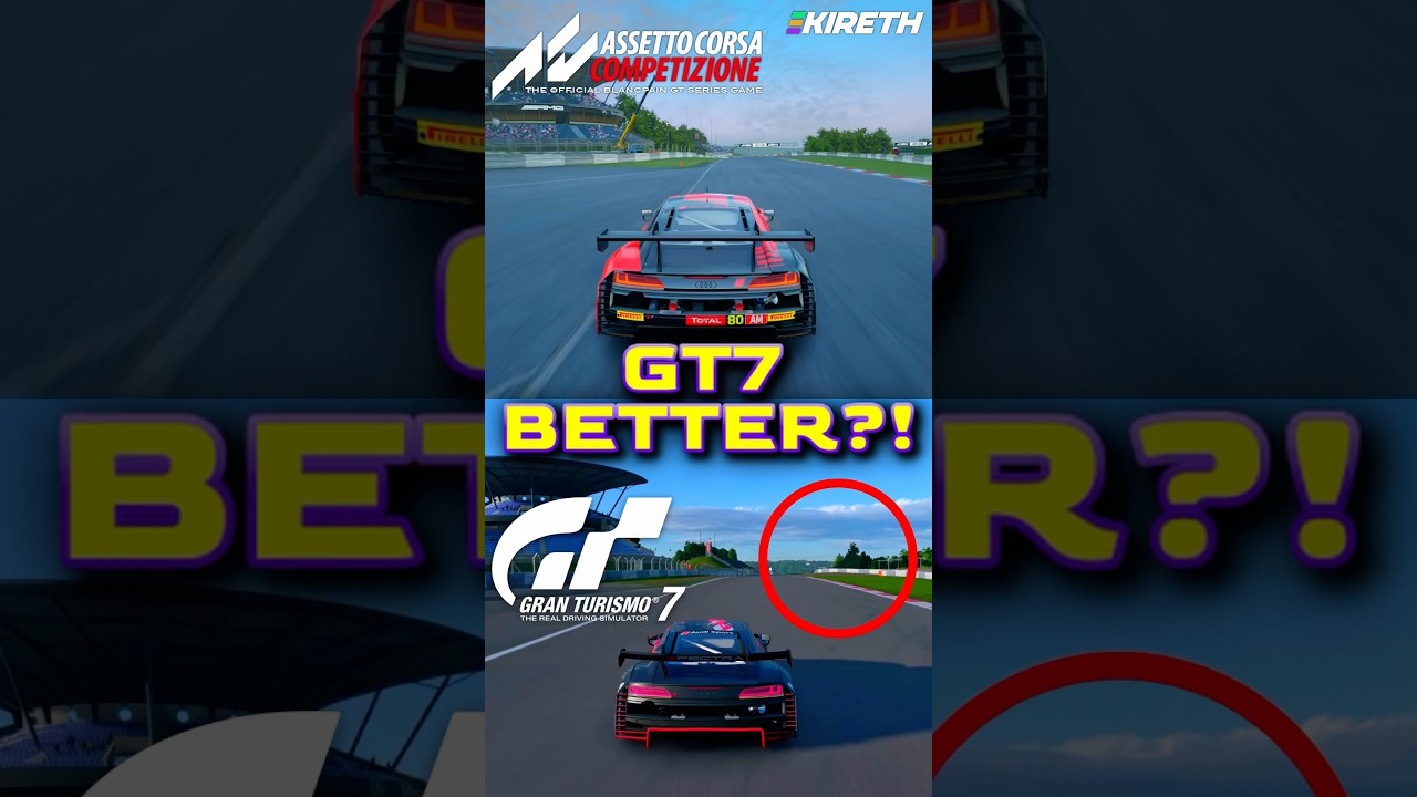 GT7 looks BETTER than ACC?!