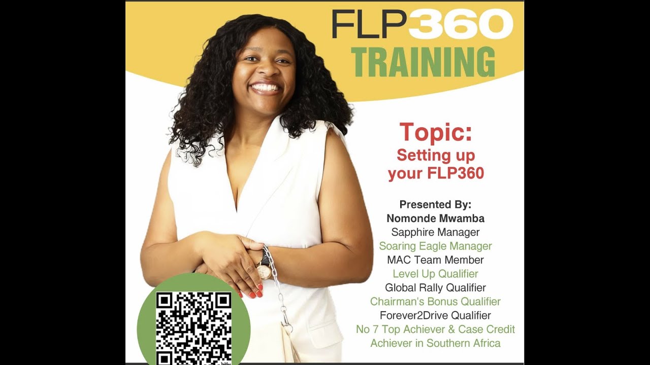FLP 360 training with Nomonde Mwamba | Setting up your FLP360