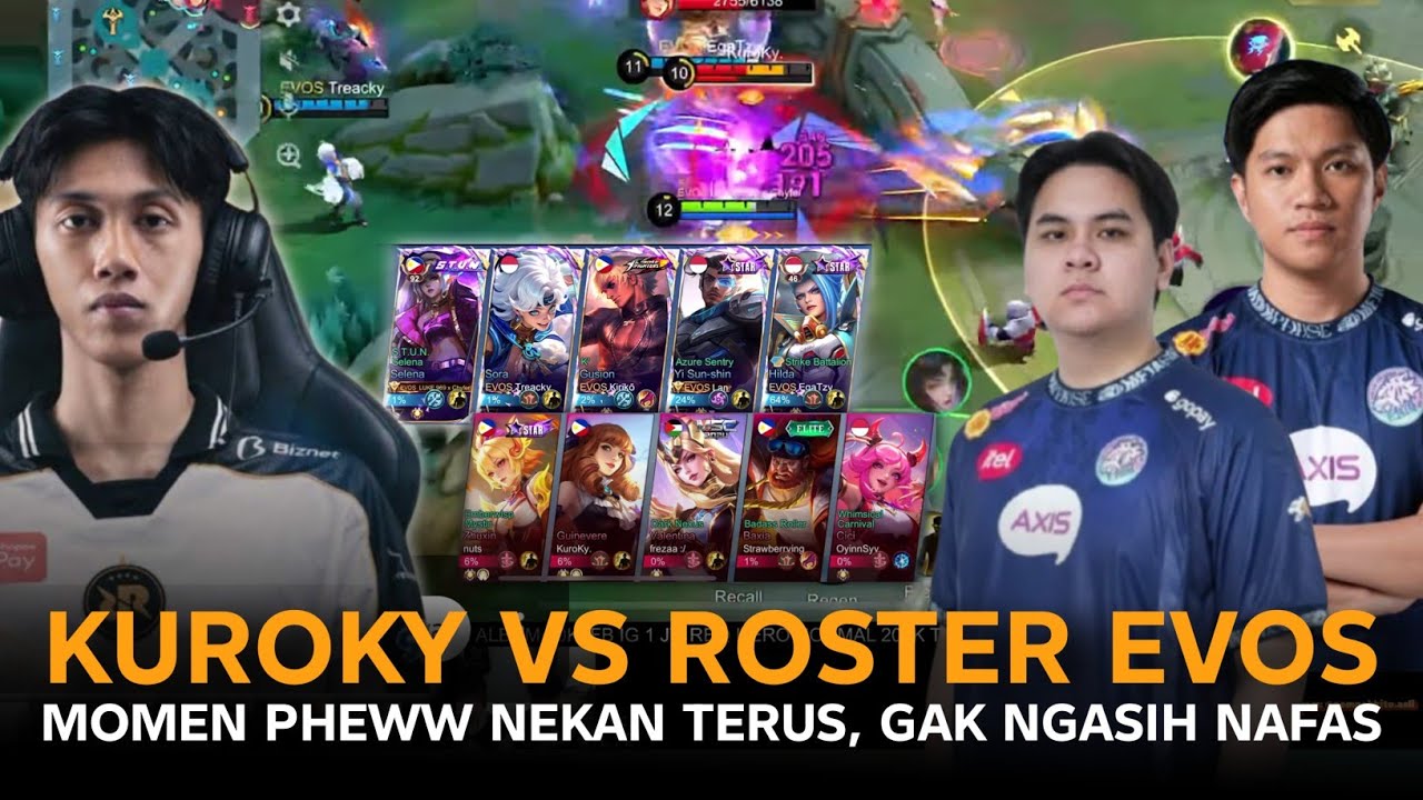 ROSTER EVOS MENGGILA GINI, PHEWW LANGSUNG NEKAN PEMAIN RRQ