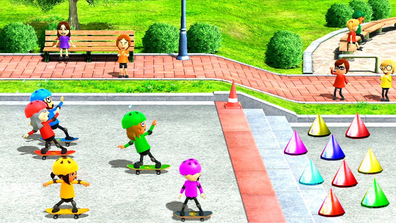 Wii Party U Minigames - Iron Man Vs Joana Vs Elena Vs Yuehua (Master Difficulty)