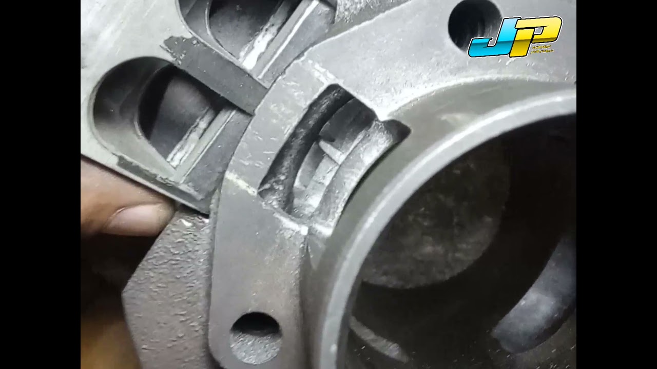 porting boring vespa lubang 2 jadi boring quattrinni direct intake