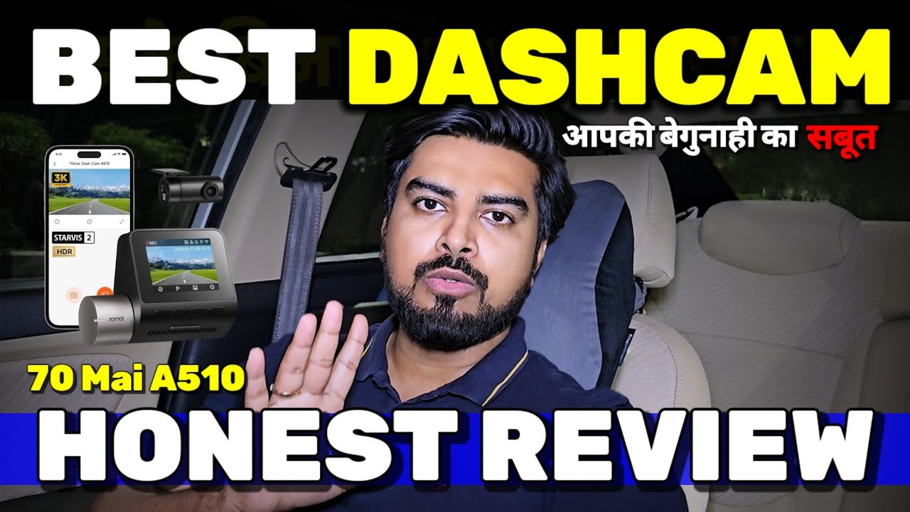 70mai A510- Full Installation & Dashcam Review🔥Cheapest & Best DASHCAM in India for Sale under 15K🔥