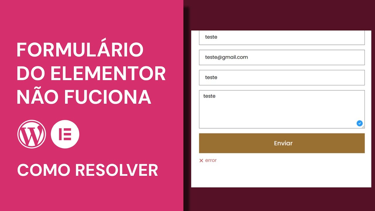 Formulário do Elementor não funciona? Como resolver
