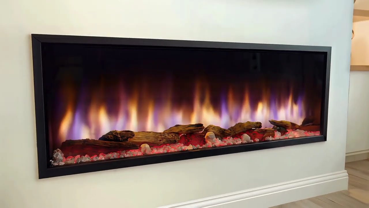 New Hawnby Media Wall Fire | Clean Design & Modern Ambience